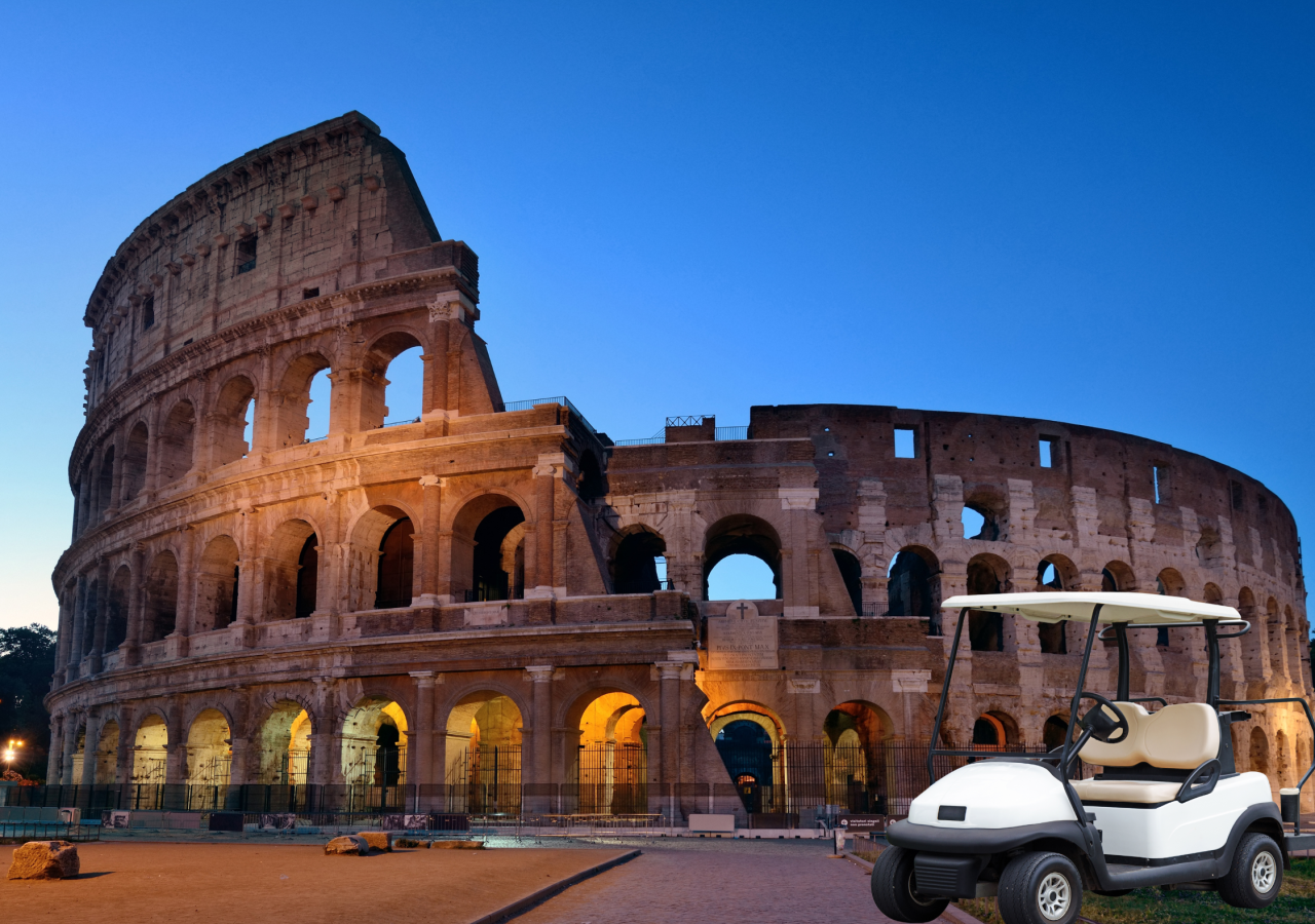 Rome by Night Golf Cart tour