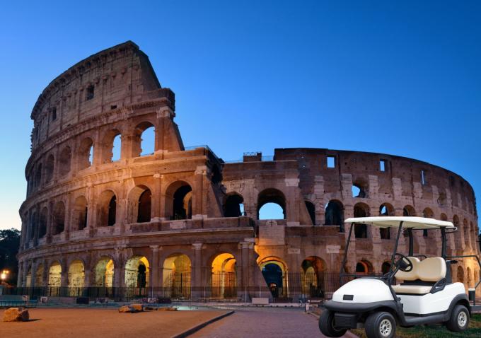 Rome by Night Golf Cart tour